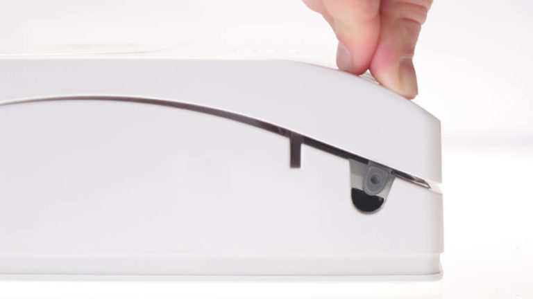 zaklepanje vakuumirke EV500 pred vakuumiranjem