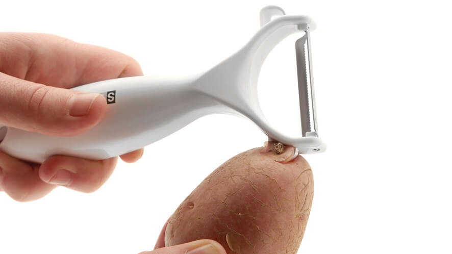 Lupilnik_zavihki_krompir Status lupilnik krompirja: prikaz odstranjevanja očes krompirja s posebnimi zavihki