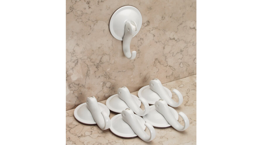 Kljukica_BE_na marmorju več Vakuumska kljukica na ploščici.