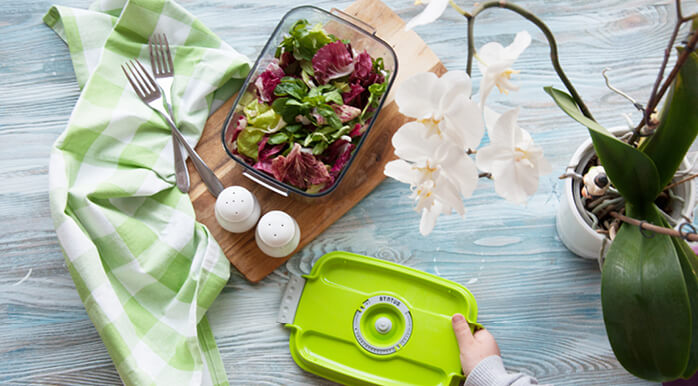 Pokvarjena hrana je posledica nepravilnega shranjevanja. Vakuumirajte in se izognite velikim količinam odpadkov.