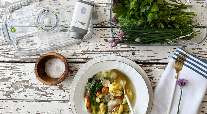 Pripravite lahka in okusna kosila v manj kot eni uri. Izberite sveža živila z vrta.